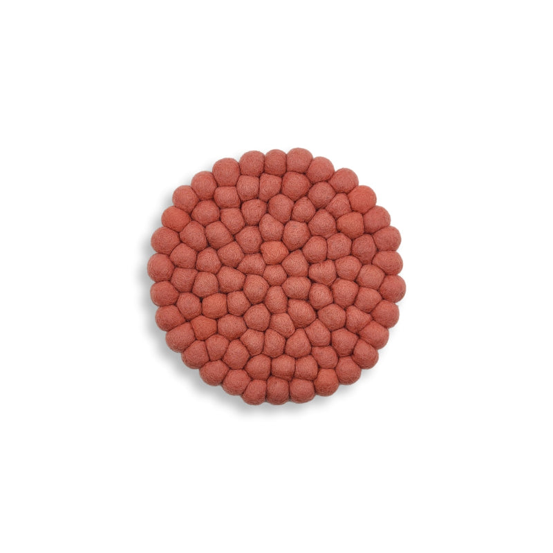 Filzuntersetzer Kugeln, 21cm, rosa