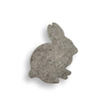 Filzuntersetzer Hase, helles Grau