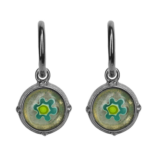 Urban Hippies Ohrringe Flair, Aqua/Silver