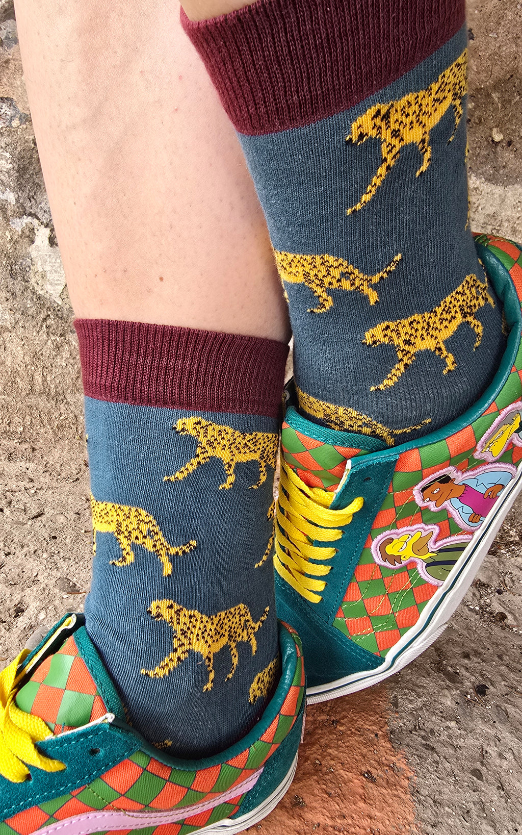 Frl. Prusselise Erwachsenen-Socken Gepard