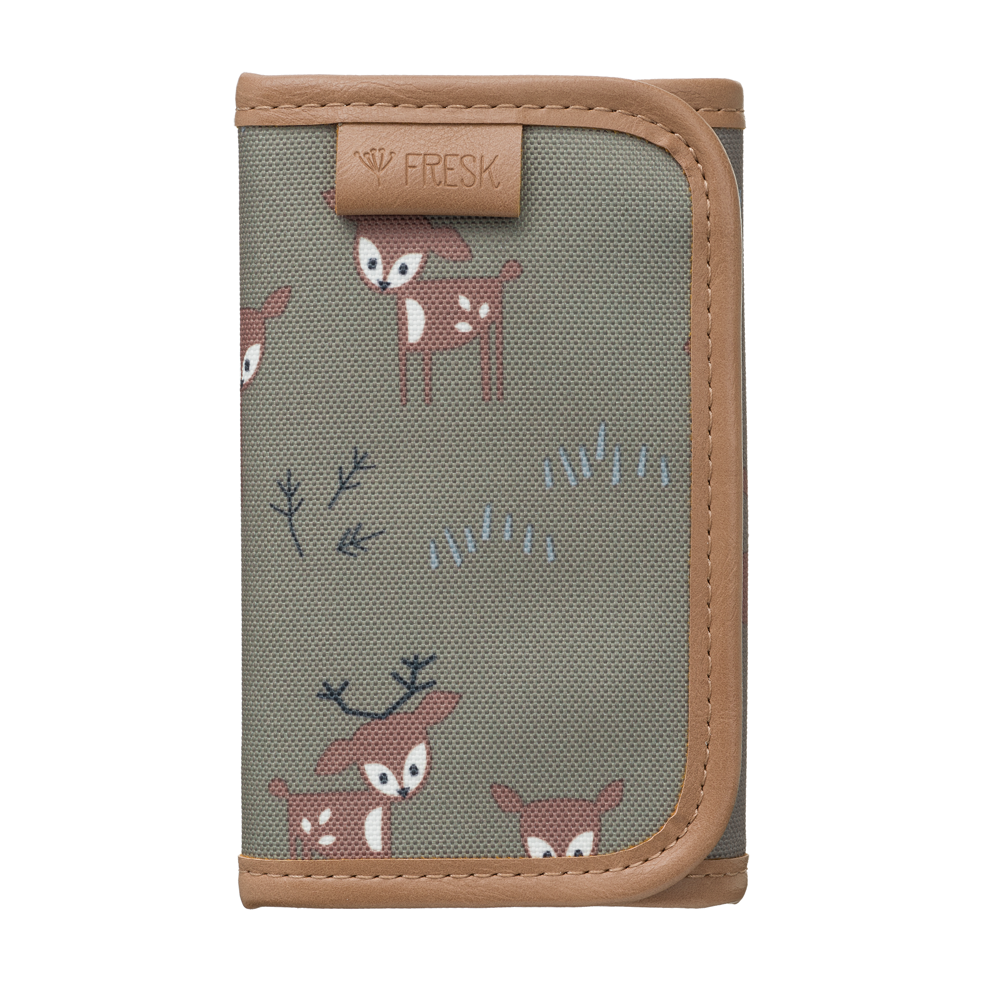 Fresk Kinder-Geldbeutel  Hirsch, olive