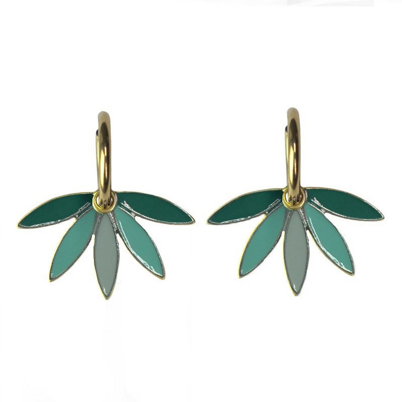 Urban Hippies Ohrringe Gemma, Aquarelle/Gold