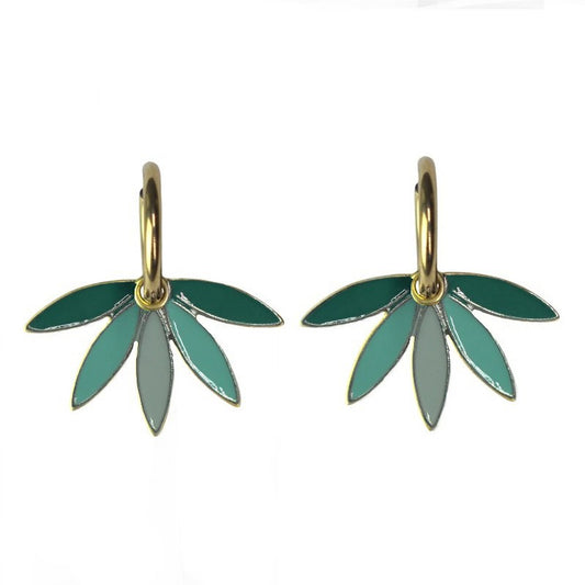 Urban Hippies Ohrringe Gemma, Aquarelle/Gold