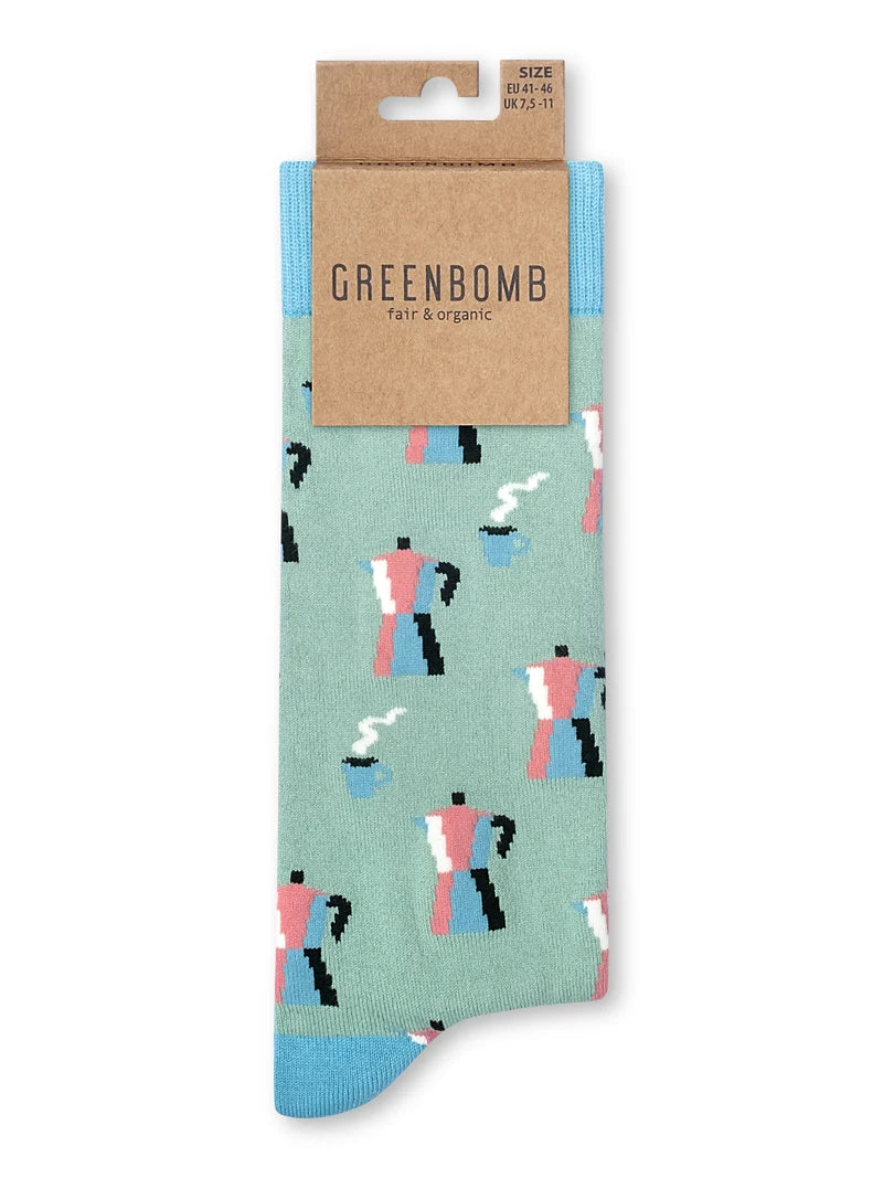 Greenbomb Socken Coffee, Mix