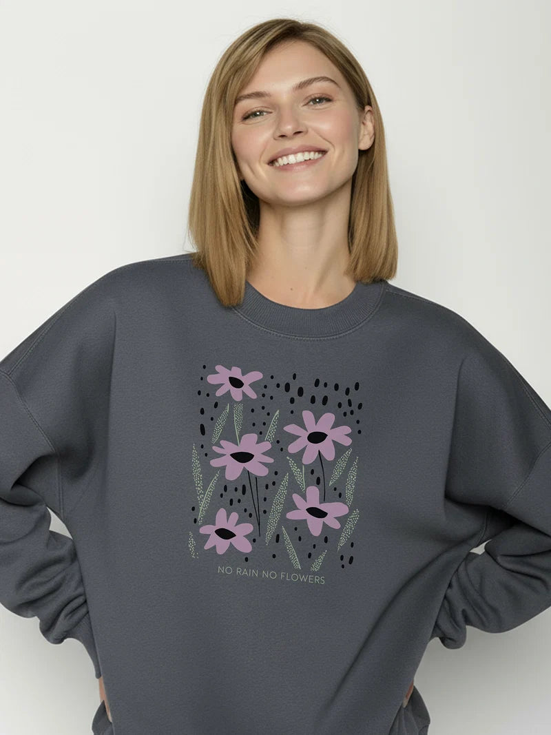 Greenbomb Sweatshirt No Rain, Gravel