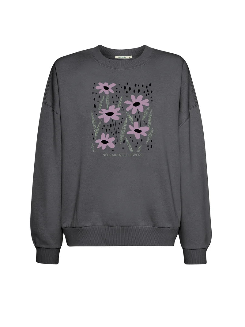 Greenbomb Sweatshirt No Rain, Gravel