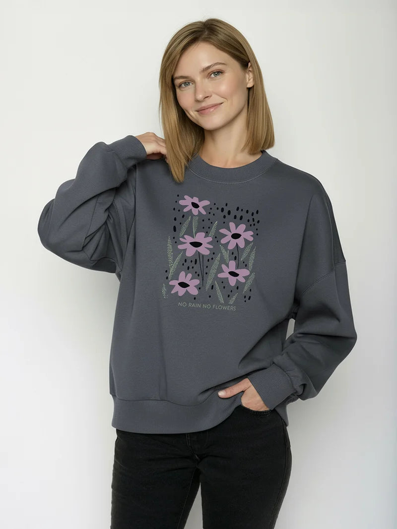 Greenbomb Sweatshirt No Rain, Gravel