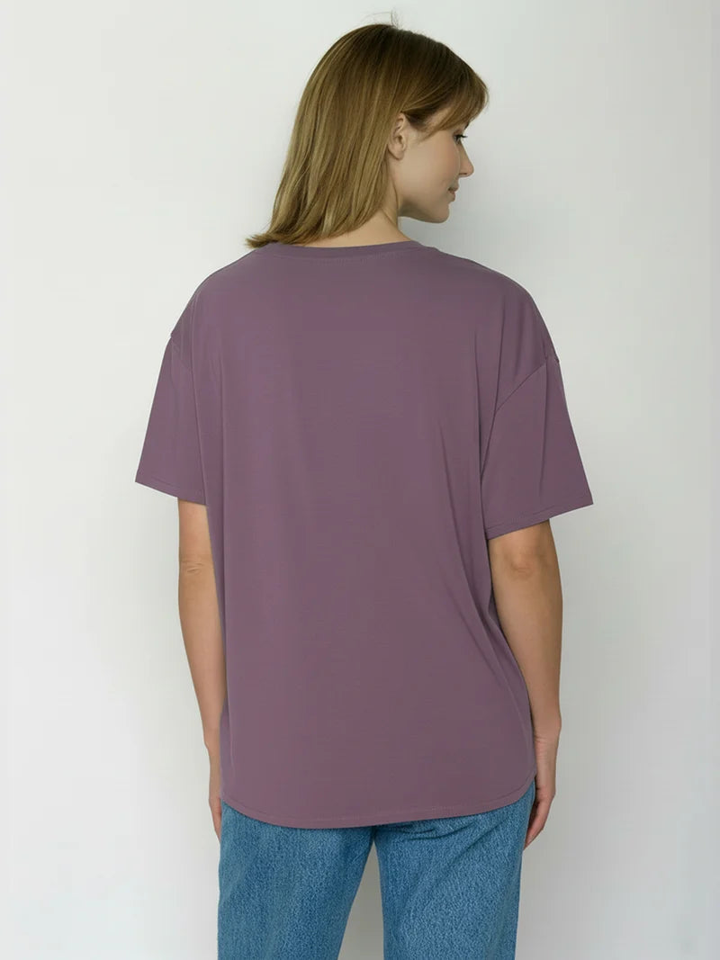 Greenbomb T-Shirt Feel, Cat Walk, Moorberry