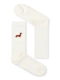 Greenbomb Tennissocken Wiener/Dackel, ecru