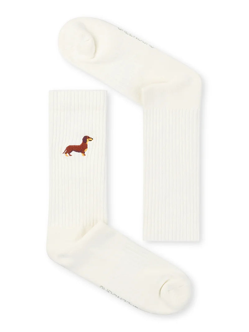 Greenbomb Tennissocken Wiener/Dackel, ecru