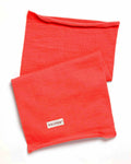 Halfen Kinder Strick-Loopschal Merinowolle, Neon Orange