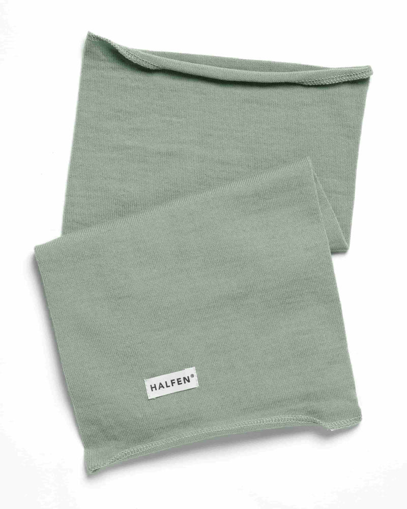 Halfen Kinder Strick-Loopschal Merinowolle, Sage