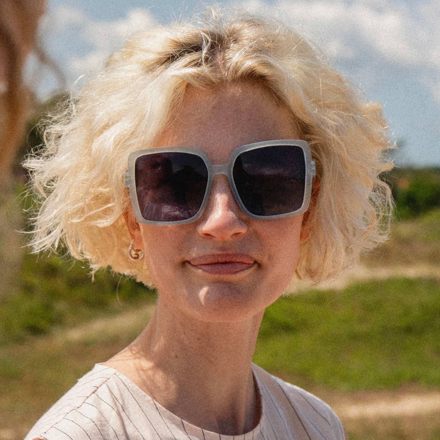 Have A Look Sonnenbrille Square XL, Dove Blue