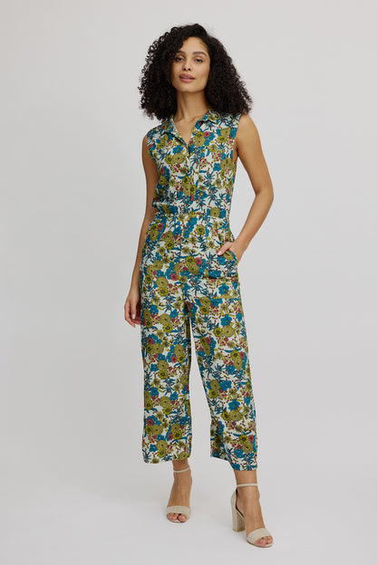 Tranquillo Ecovero-Jumpsuit, bouquet
