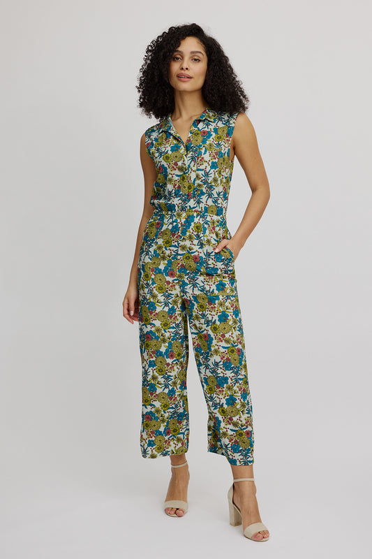 Tranquillo Ecovero-Jumpsuit, bouquet