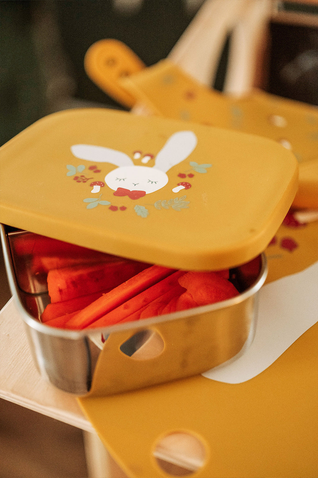 Brotdose Hase, senfgelb