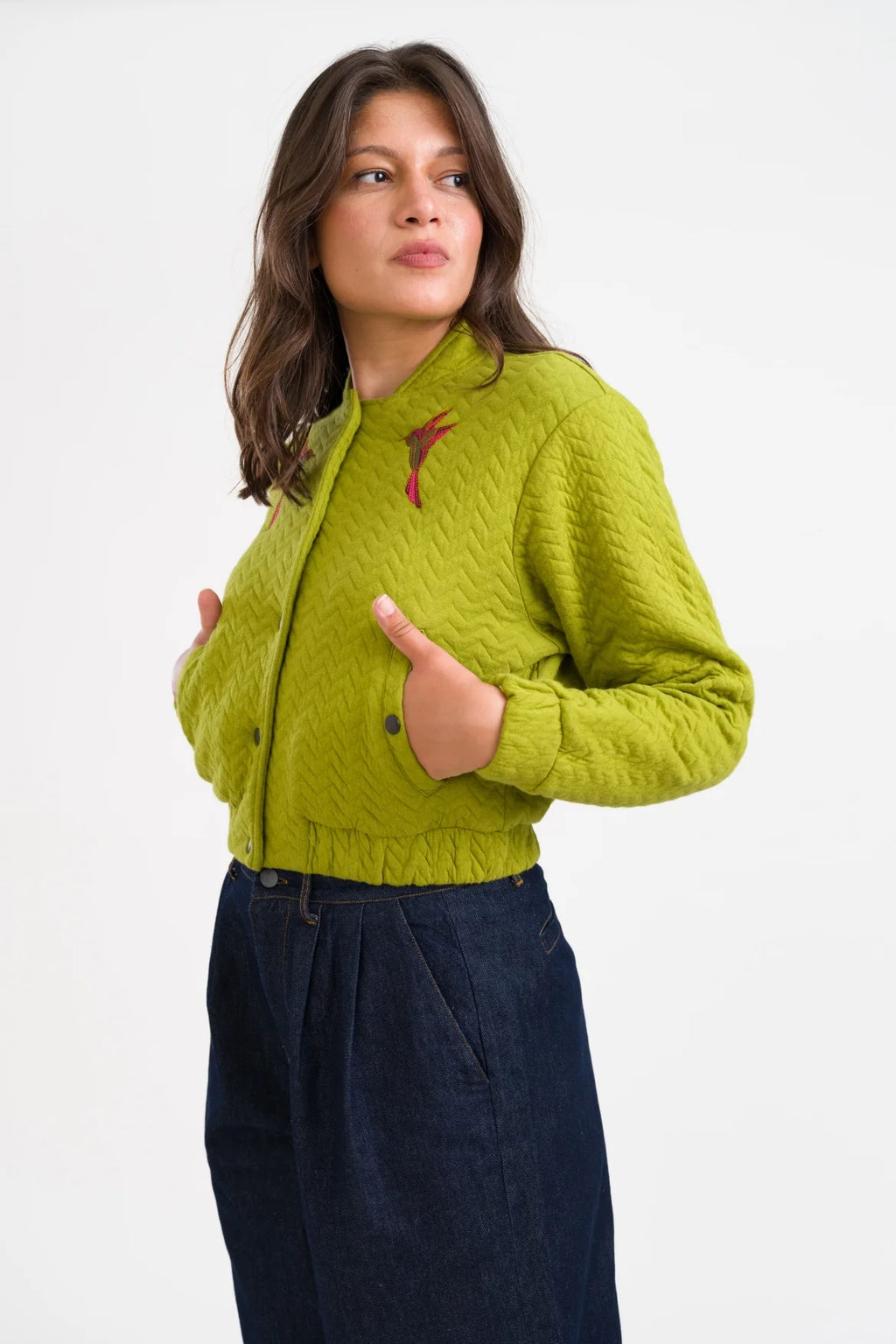 Lalamour Jacke Billie Capitone, Gold.Cypress