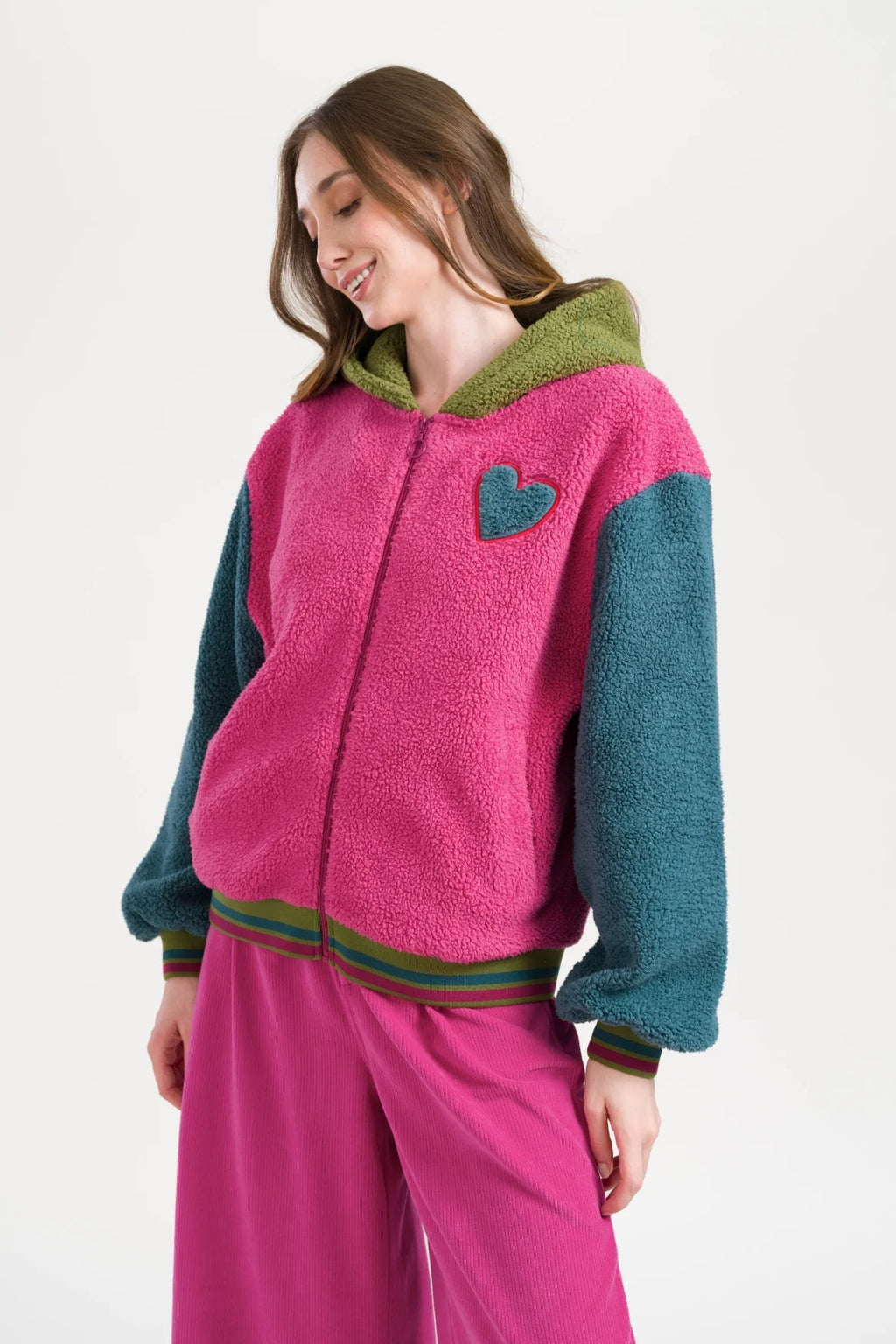 Lalamour Jacke Zyra Plush, Colorblock