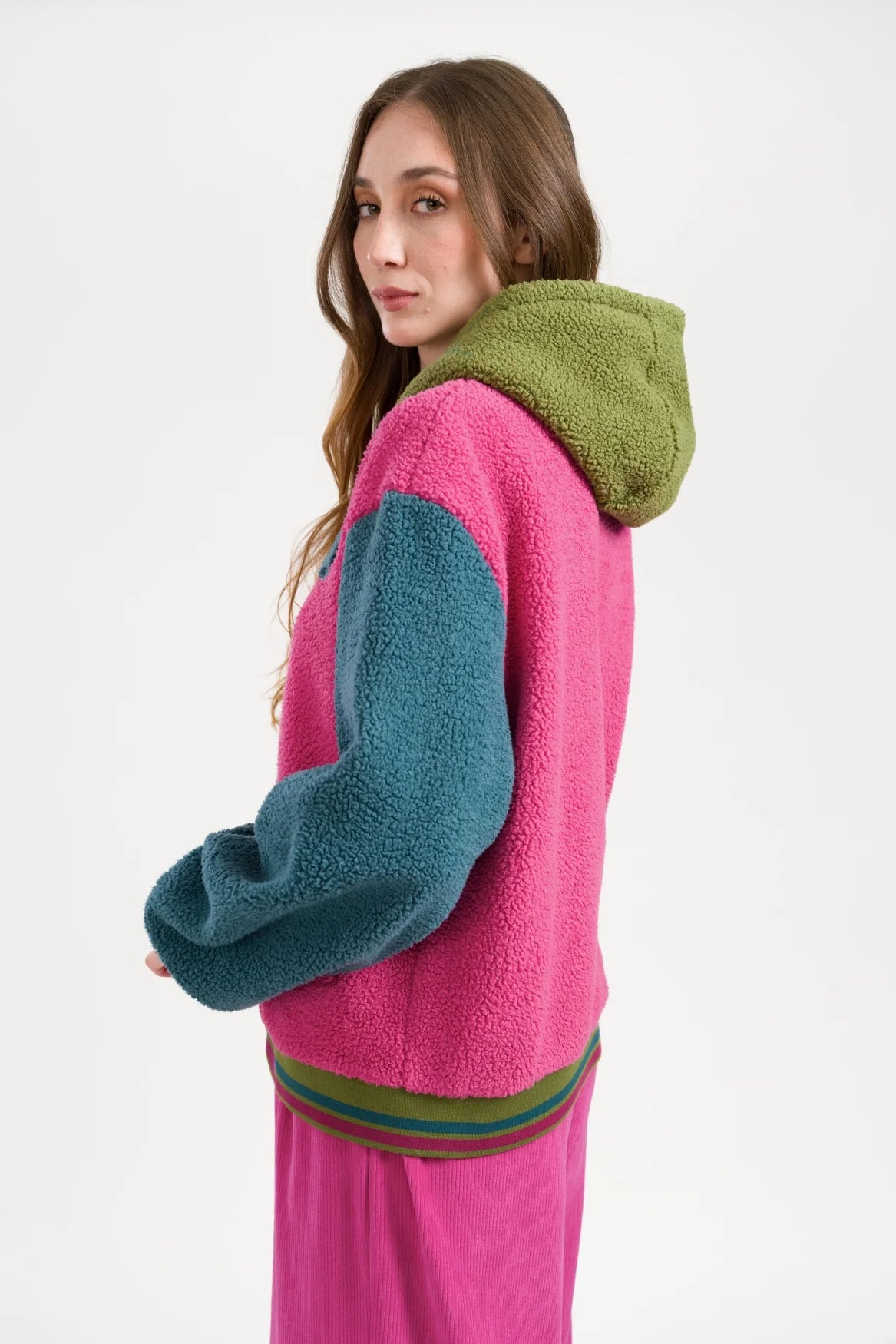 Lalamour Jacke Zyra Plush, Colorblock