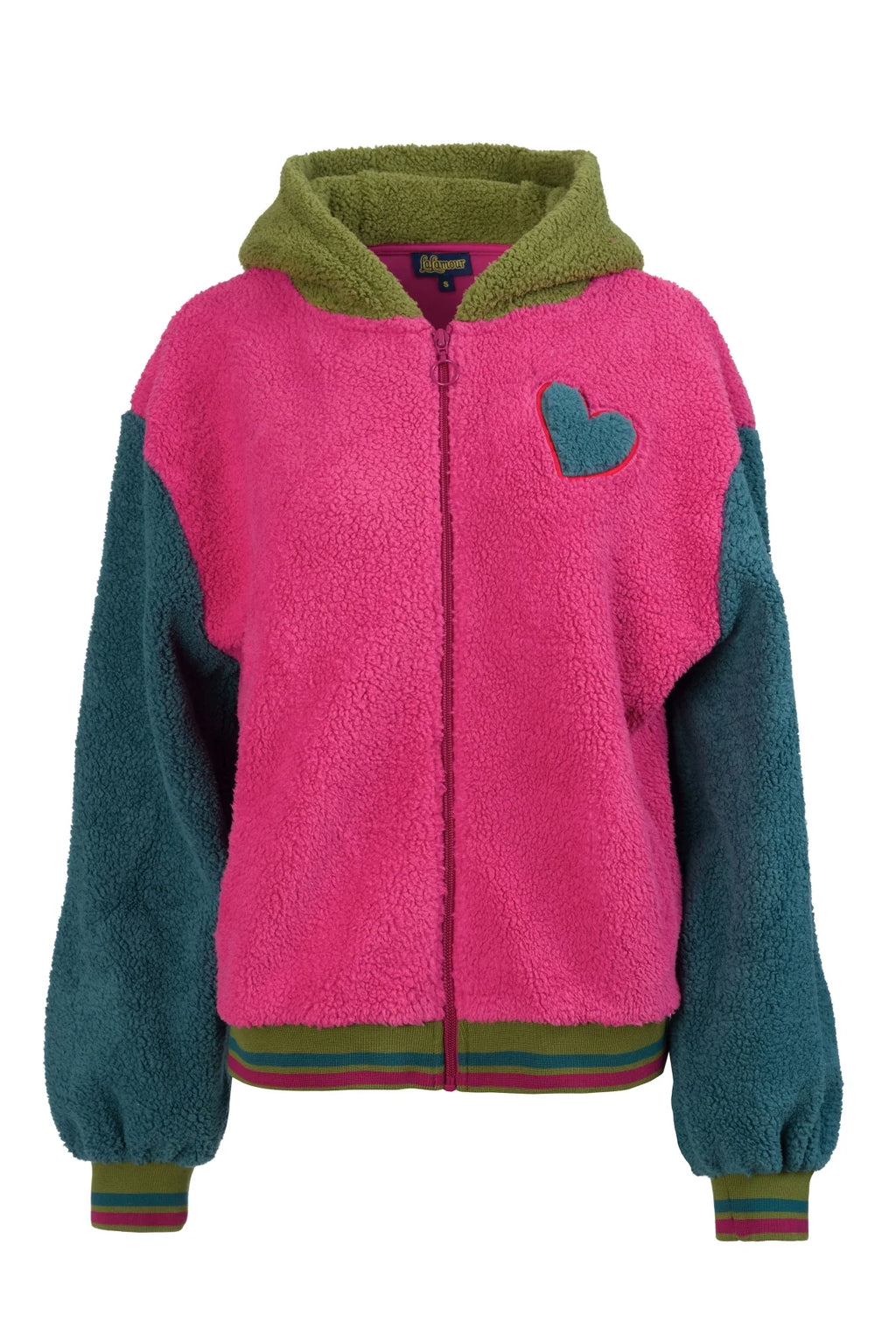 Lalamour Jacke Zyra Plush, Colorblock