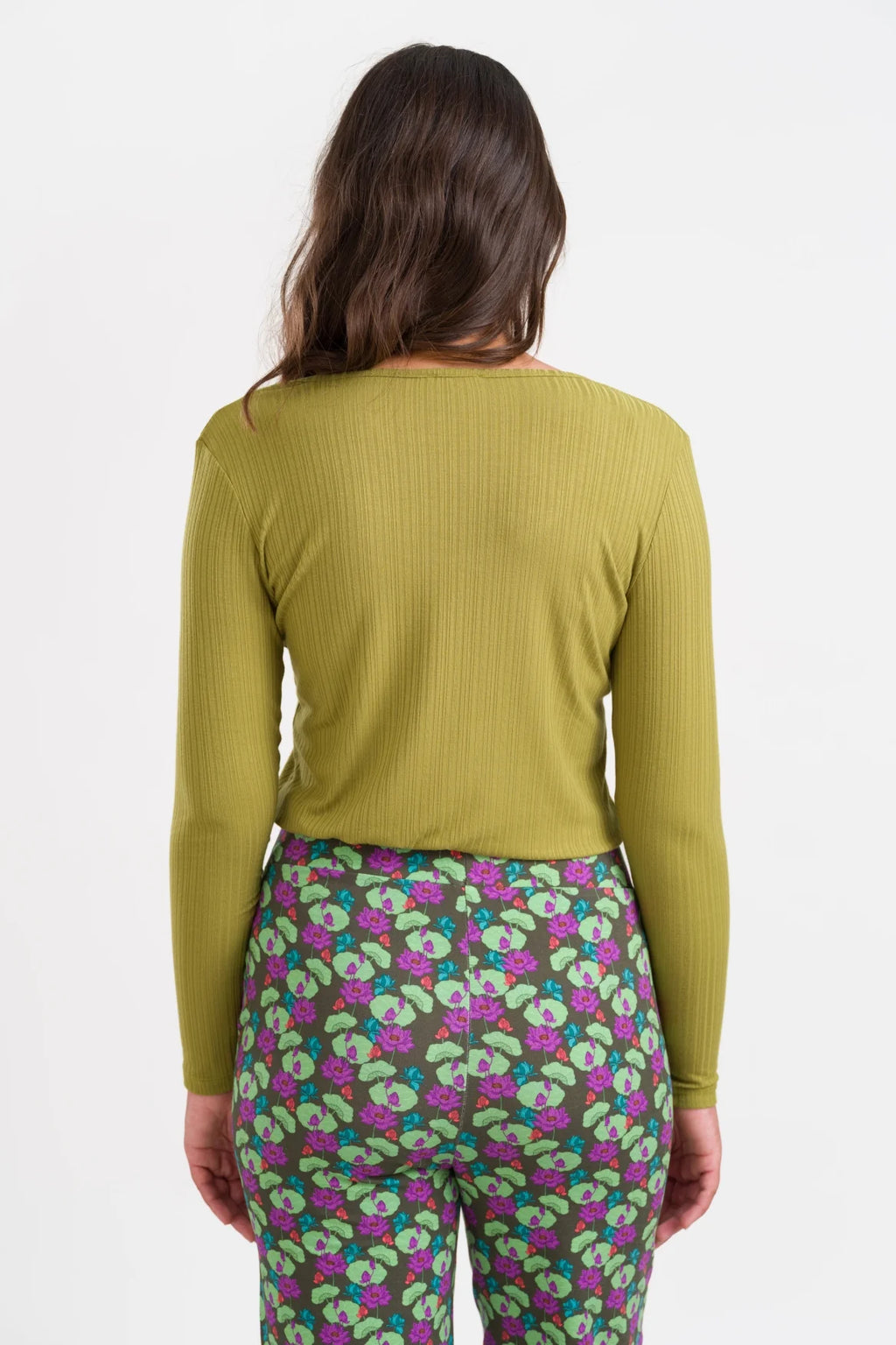 Lalamour Ripp-Shirt Ella, Golden Cypress