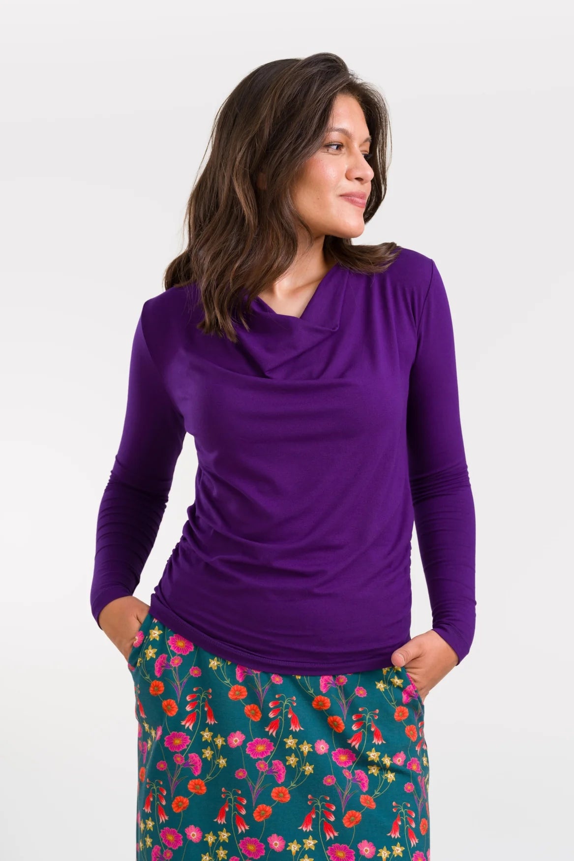 Lalamour Shirt Ava, Parachute Purple