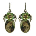 Urban Hippies Ohrringe Leopard, Olive