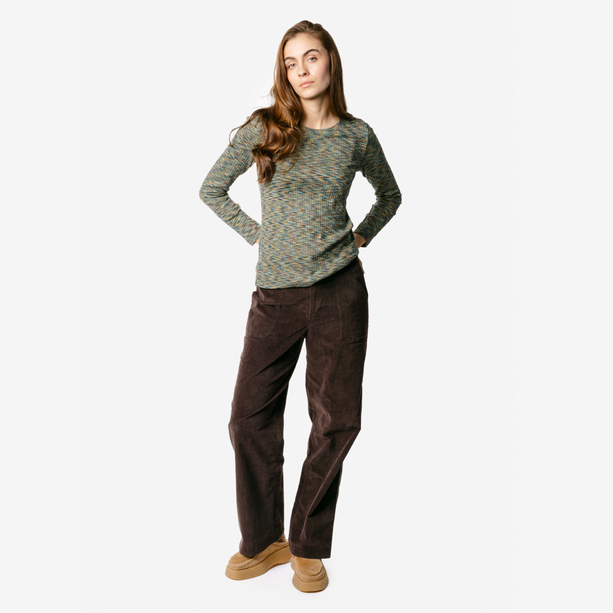 Living Crafts Langarmshirt Prisca, Stormy Sea