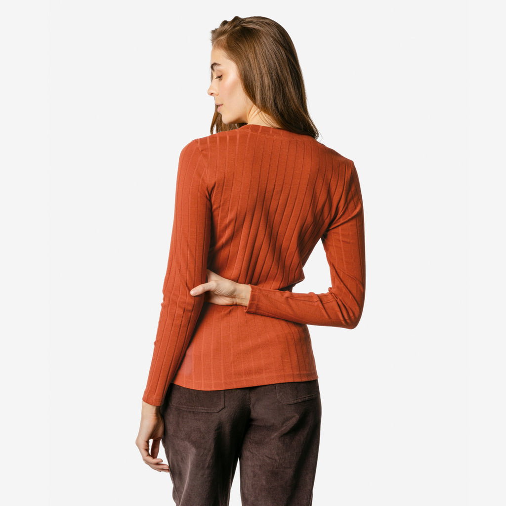 Living Crafts Langarmshirt Saphira, berber