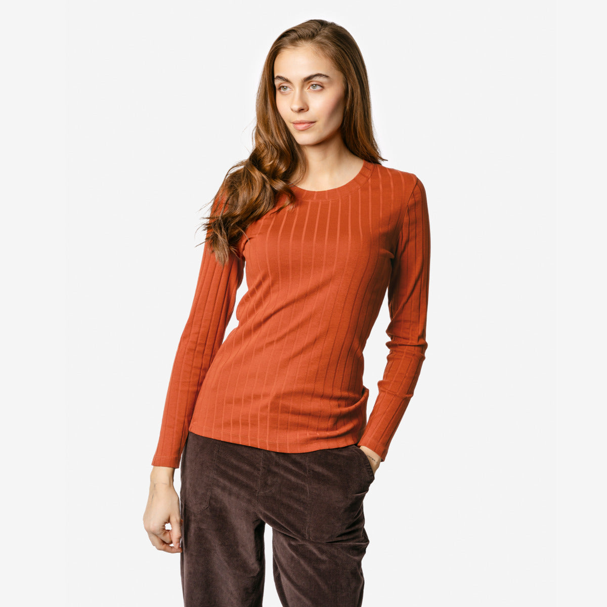 Living Crafts Langarmshirt Saphira, berber