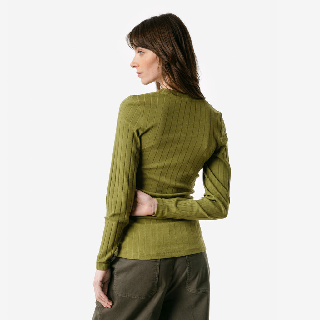 Living Crafts Langarmshirt Saphira, cedar green