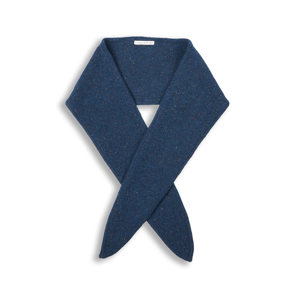 Living Crafts Unisex Schal Bergen, Donegal Blue