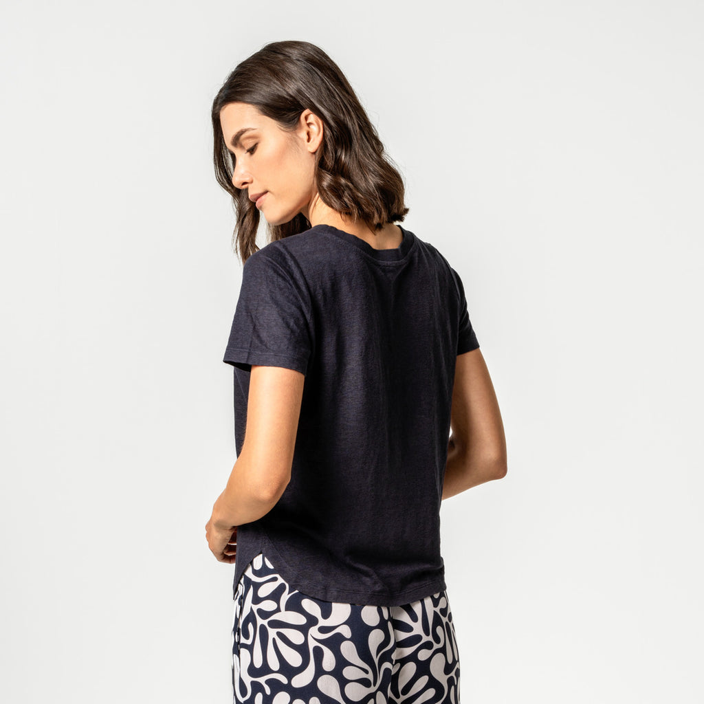 Living Crafts T-Shirt Telsa, ink blue