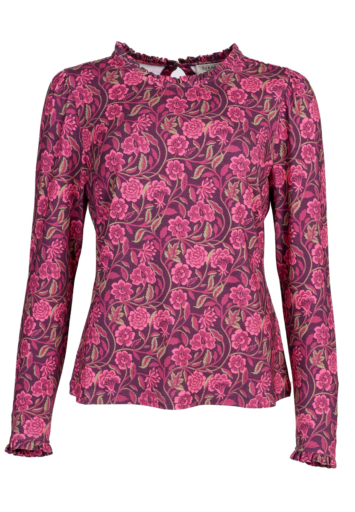 Lykka du Nord Bluse Elodie, red wine