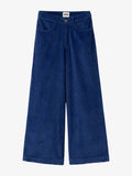 Mademoiselle Yéyé Cordhose Casual Cut, Blau