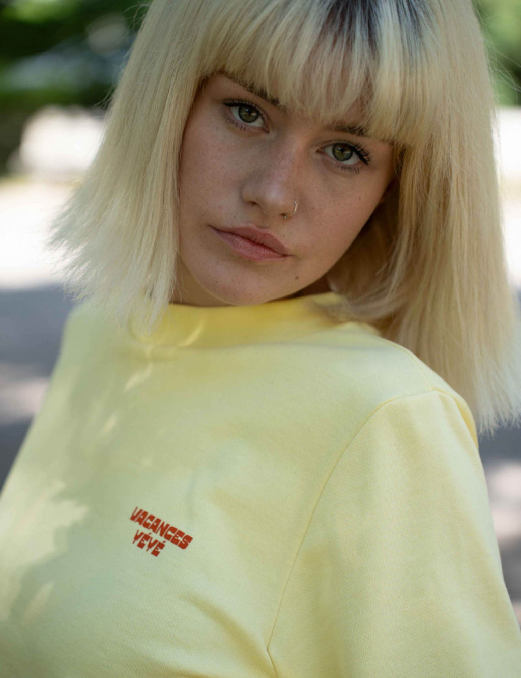 Mademoiselle Yéyé Vacances Sweatshirt, Lemon
