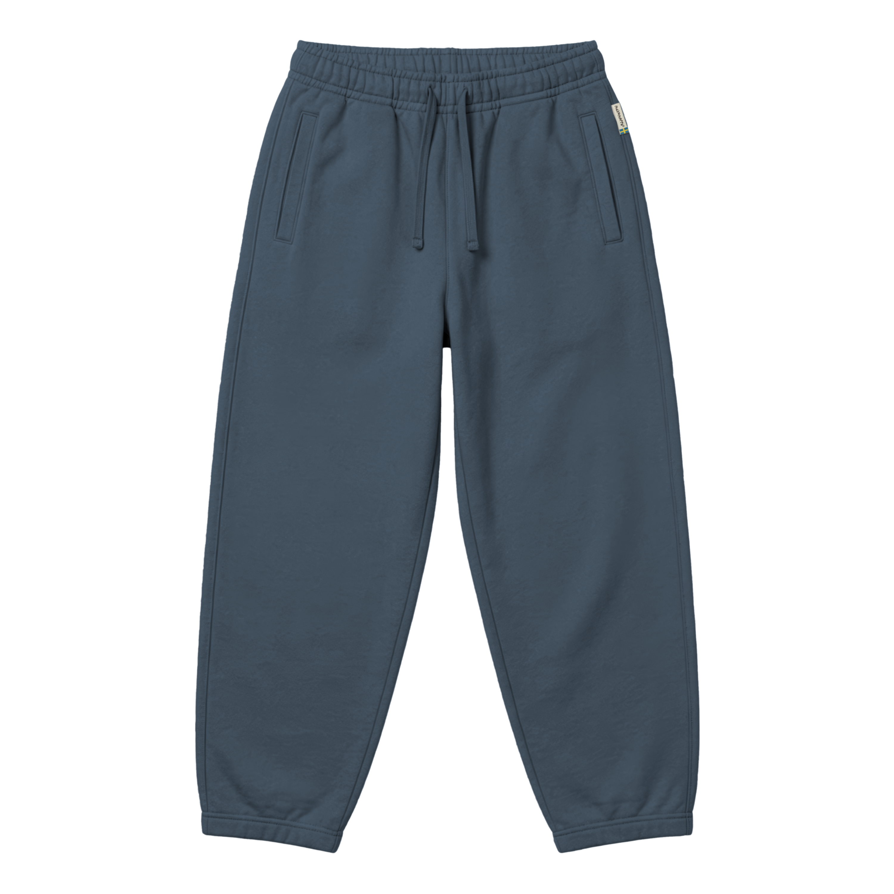 Maxomorra Baggy Sweat-Pants, solid blue