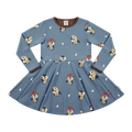 Maxomorra Drehkleid Owl/Eule