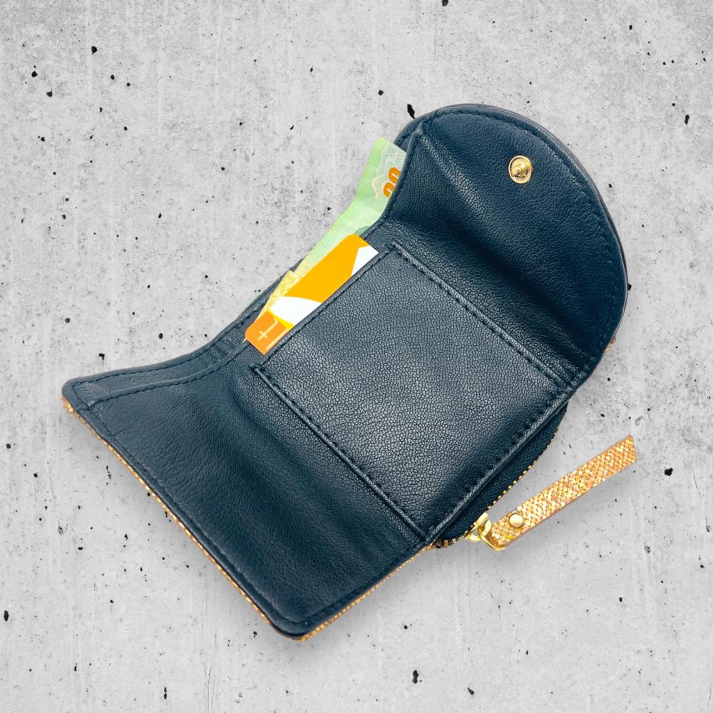 NOI Hamburg Mini-Portemonnaie Smiley, gold