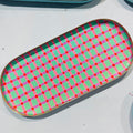 NOI Hamburg Tablett M, Check Green