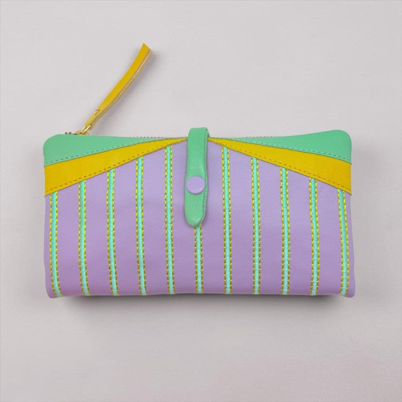NOI Hamburg Portemonnaie Stripe, Viola