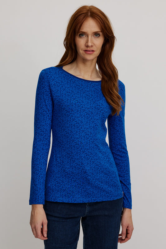 Tranquillo Jersey-Shirt, Blue Paisley