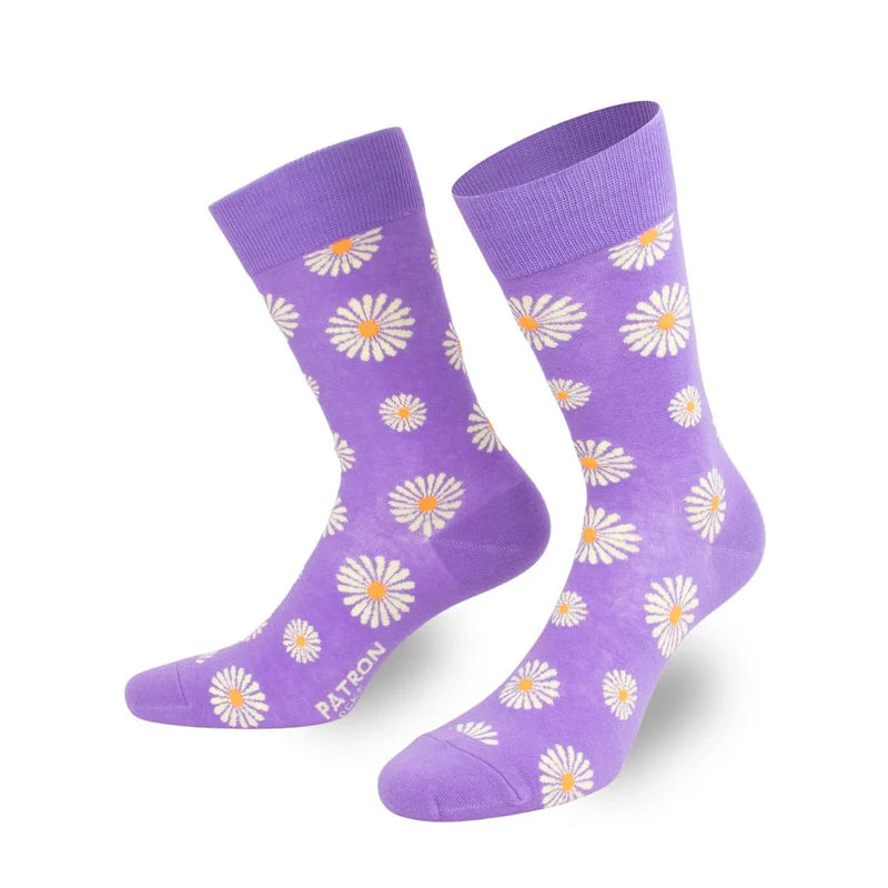 PATRON Socks Blumen, lila