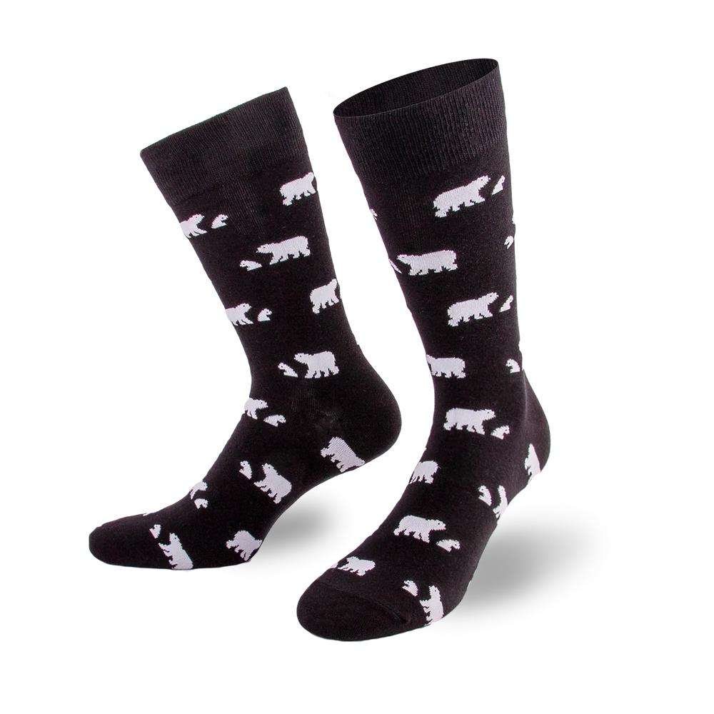 PATRON Socks Eisbär, schwarz