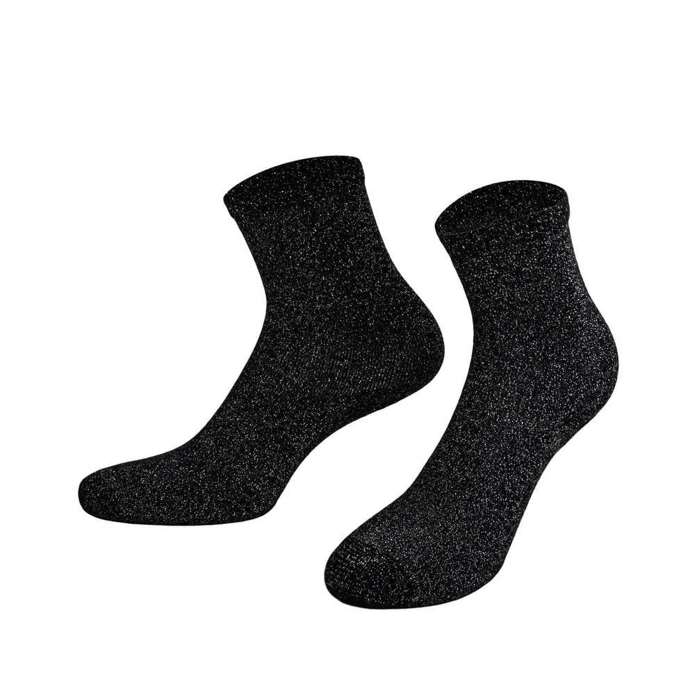 PATRON Socks Lurex, schwarz
