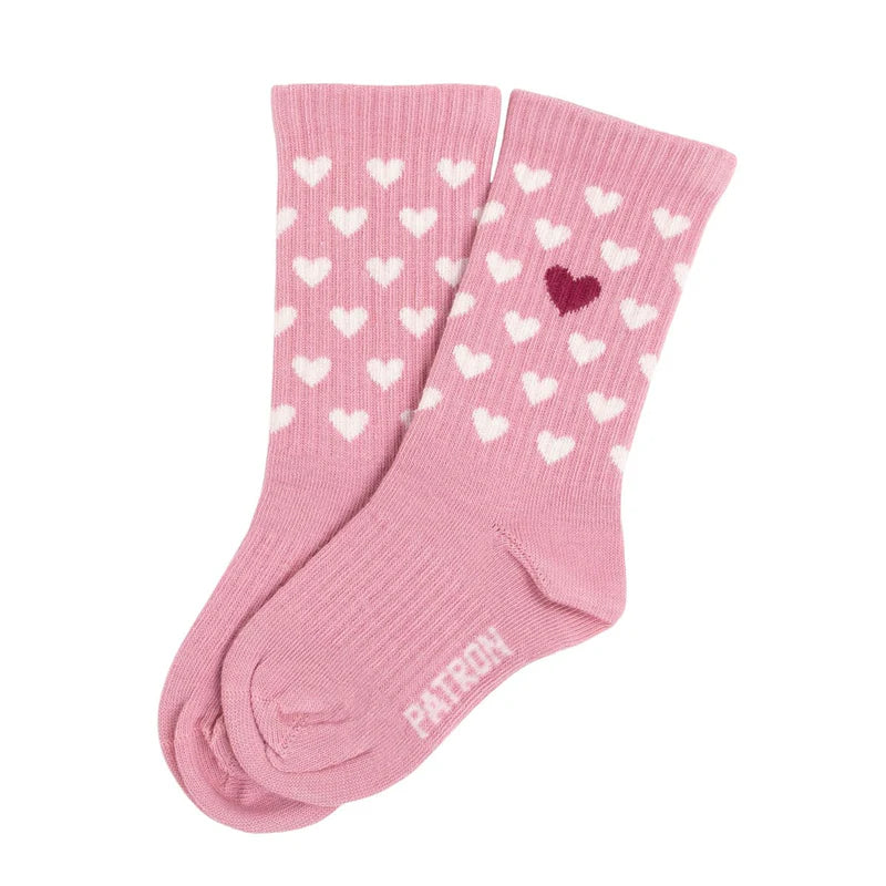 PATRON Socks Herz-Socken, rosa