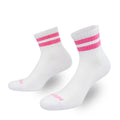 PATRON Socks Midi Tennissocken, weiß/pink
