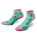 PATRON Socks Sneaker, Flamingo grün