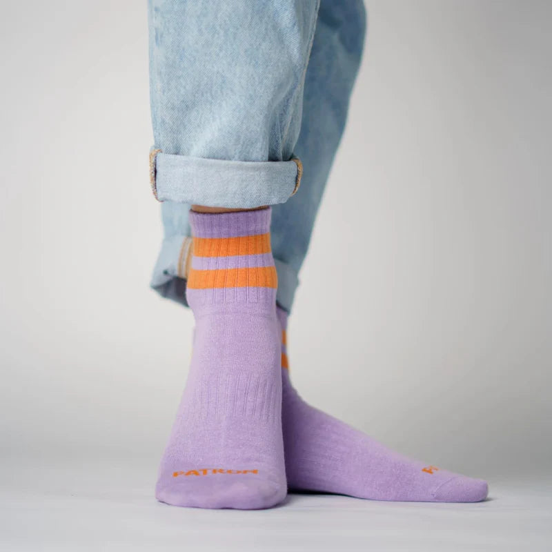 PATRON Socks Soft Glow, violet/orange