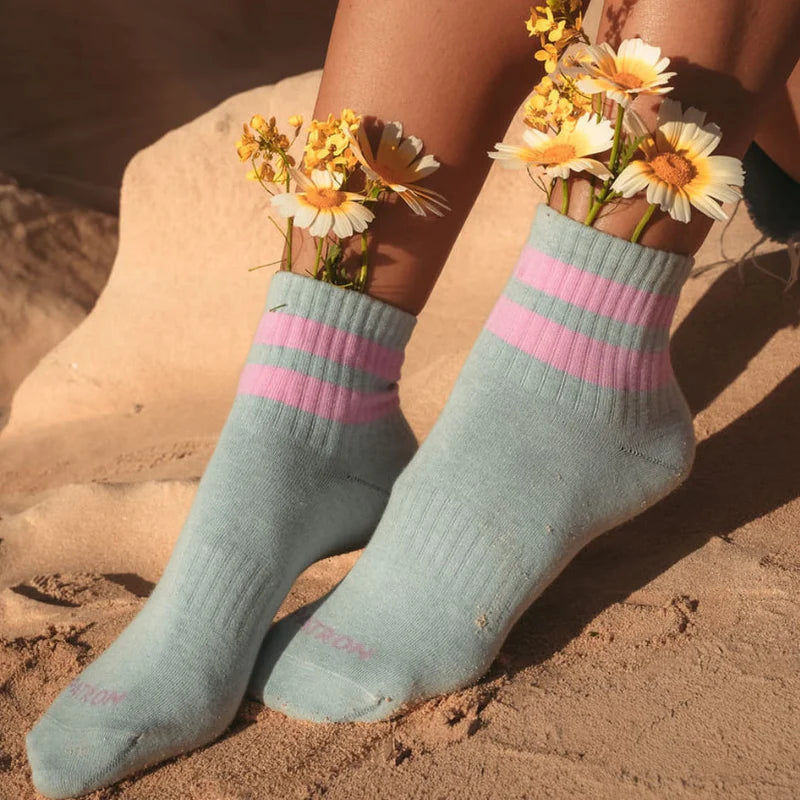 PATRON Socks Soft Glow, türkis/pink